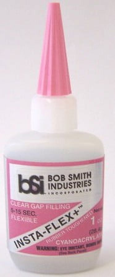 Insta-Flex Plus Clear Rubber CA Glue 1. oz