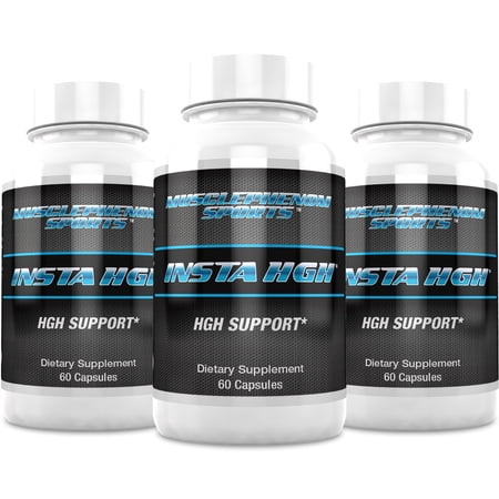 Insta Hgh 3 Bottles- 3 Months - 180 Capsules