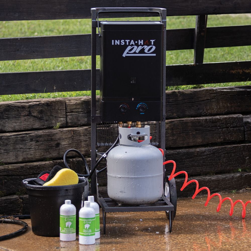 InstaHot Pro Portable Horse Washing System with Cart Instant Warm