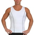 thumbnail image 1 of Insta Slim Active Compression Contrast Stitching Muscle Tank MA0221, 1 of 13