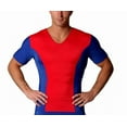 thumbnail image 1 of Insta Slim Activewear Two-Tone V-Neck Contrast Stitching VA00TT1, 1 of 7