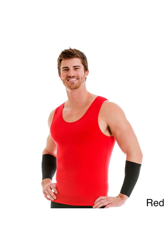 Insta Slim Mens Activewear Compression Muscle Tank, Athletic Sleeveless Top MA0001