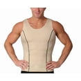 thumbnail image 1 of Insta Slim Active Compression Contrast Stitching Muscle Tank MA0221, 1 of 13