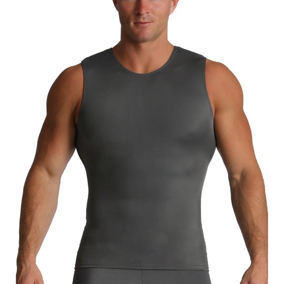 Insta Slim I.S.Pro USA Activewear Compression Sleeveless Crew Neck Tank TA00N1