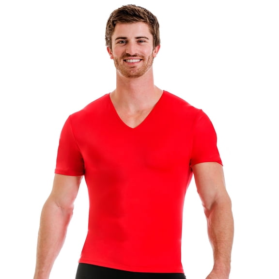 Insta Slim  Pro Men's Active Wear Compression V-neck T-shirt