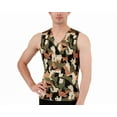 thumbnail image 1 of Insta Slim Camo Activewear Sleeveless V- Neck 3VAT0N1, 1 of 4