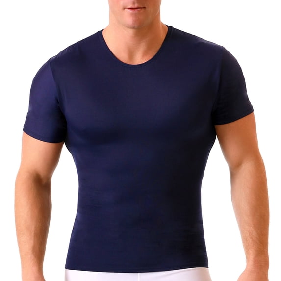 Insta Slim Mens Compression Crew Neck, Athletic Short Sleeve T-Shirt TS0001