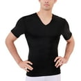 thumbnail image 1 of Insta Slim Medium Compression Short Sleeve V-Neck 2VAT001, 1 of 15