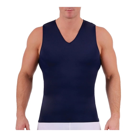 Insta Slim Medium Compression Sleeveless V-Neck Tank 2VAT0N1