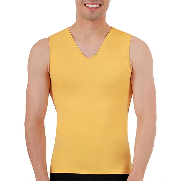 Insta Slim Medium Compression Sleeveless V-Neck Tank 2VAT0N1