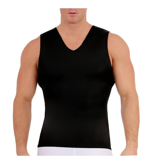 Insta Slim Medium Compression Sleeveless V-Neck Tank 2VAT0N1