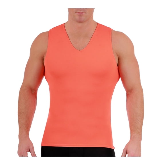 Insta Slim Medium Compression Sleeveless V-Neck Tank 2VAT0N1