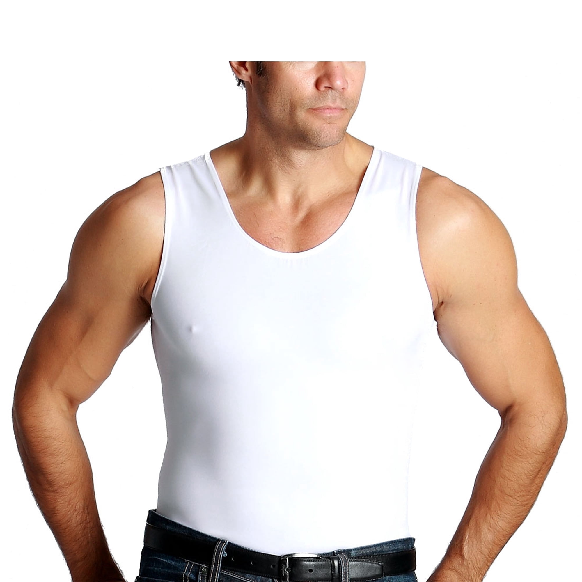 ONEW Shapewear Onderhemd voor Dames, Buikkorset, Vormend Camisole Vest Top, Borstondersteuning, Compressie Bovenkleding, Tailletrainer, Body Shaper, Naadloos Shaping Tanktop met Spaghettibandjes, wit