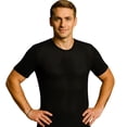 thumbnail image 1 of Insta Slim Men's Hollow-Out Mesh Short Sleeve Crewneck T-Shirt &ndash; 103TS0001, 1 of 6