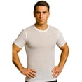 thumbnail image 1 of Insta Slim Men's Hollow-Out Mesh Short Sleeve Crewneck T-Shirt &ndash; 103TS0001, 1 of 6