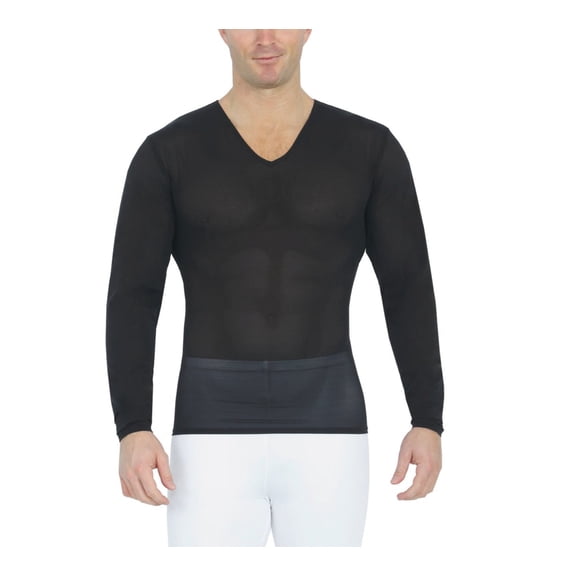 Insta Slim Power Mesh Compression Long Sleeve V-Neck 180VLS001