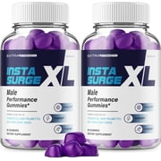 Insta Surge XL Gummies for Men   InstaSurge XL Gummy Natural Blend Vitamins for Overall Health, 2 Pack, 120 Gummies