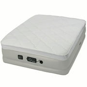 Insta-bed Raised 18" Queen Pillow Top Air Mattress with neverFLAT AC Pump