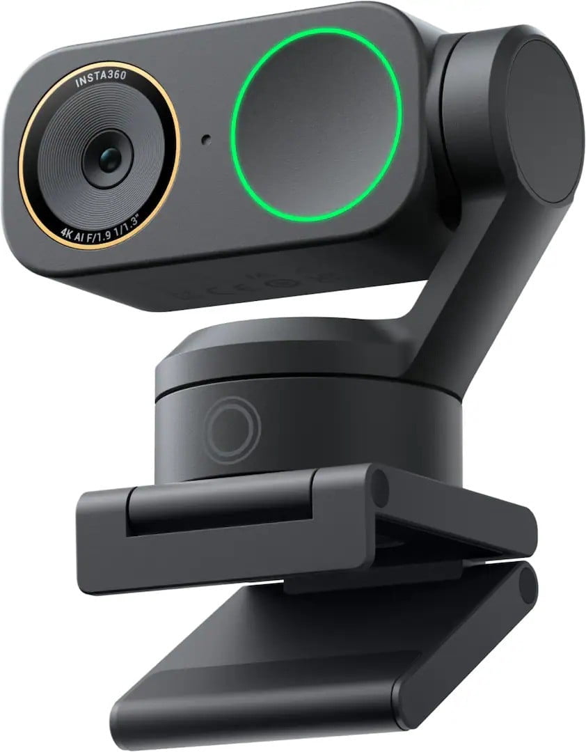 Insta360 CINSABPA-LINK2PRO01 Link 2 Pro 4K AI Webcam & Wave Speakerphone Conferencing Kit, Black