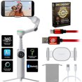 thumbnail image 1 of Insta360 CINSABQB_FLOW203 Flow 2 Pro AI Smartphone Gimbal Stabilizer, Grey Bundle with 6FT Braided Type-C Charge & Sync USB Cable & Deco Gear CPS Exclusive 26 Month Protection Pack (BEACH-CPS-26M250), 1 of 11