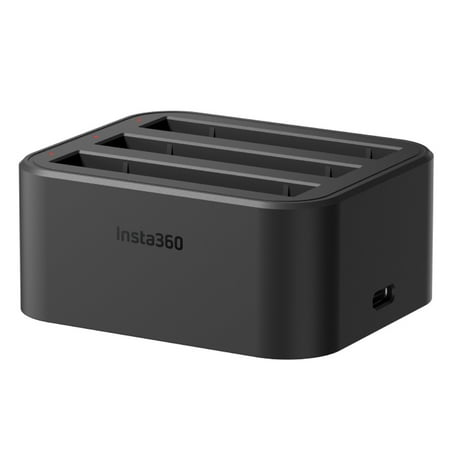 Insta360 - X3 Fast Battery Charger Hub - Black
