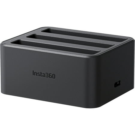 Insta360 - X4 Fast Charge Hub Battery Charger - Black