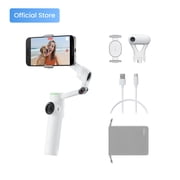 Insta360 CINSABQA-FLOW2LITE10 Flow 2 Ai Tracker Bundle Gimbal Stabilizer for Smartphones - Summit White