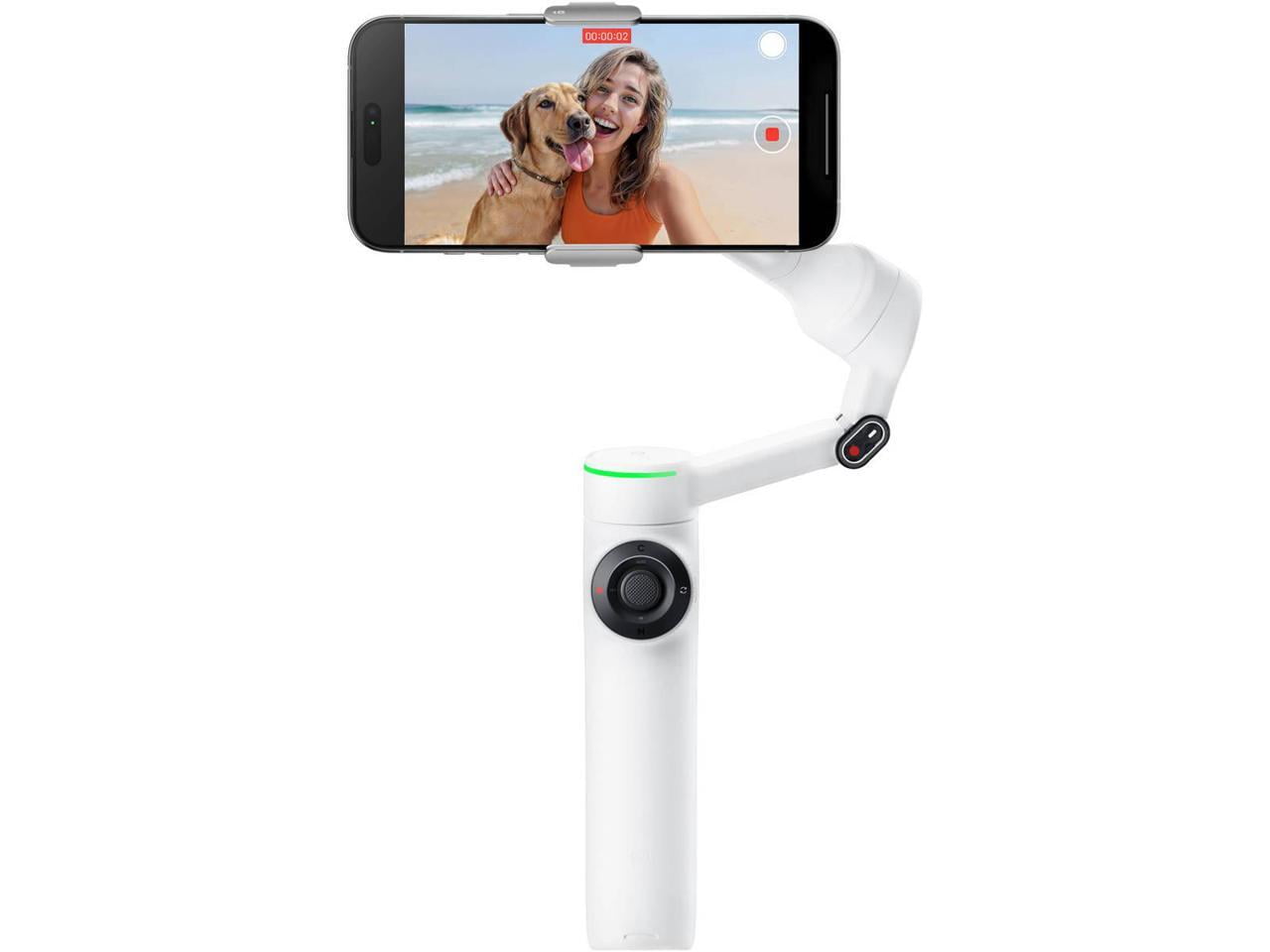 Insta360 Flow 2 Pro 3-Axis AI-Powered Smartphone Gimbal, Summit White