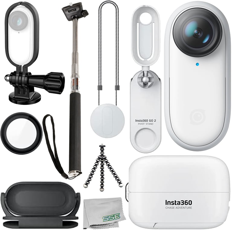 Insta360 GO 2 Action Camera with Starter Accessory Bundle 