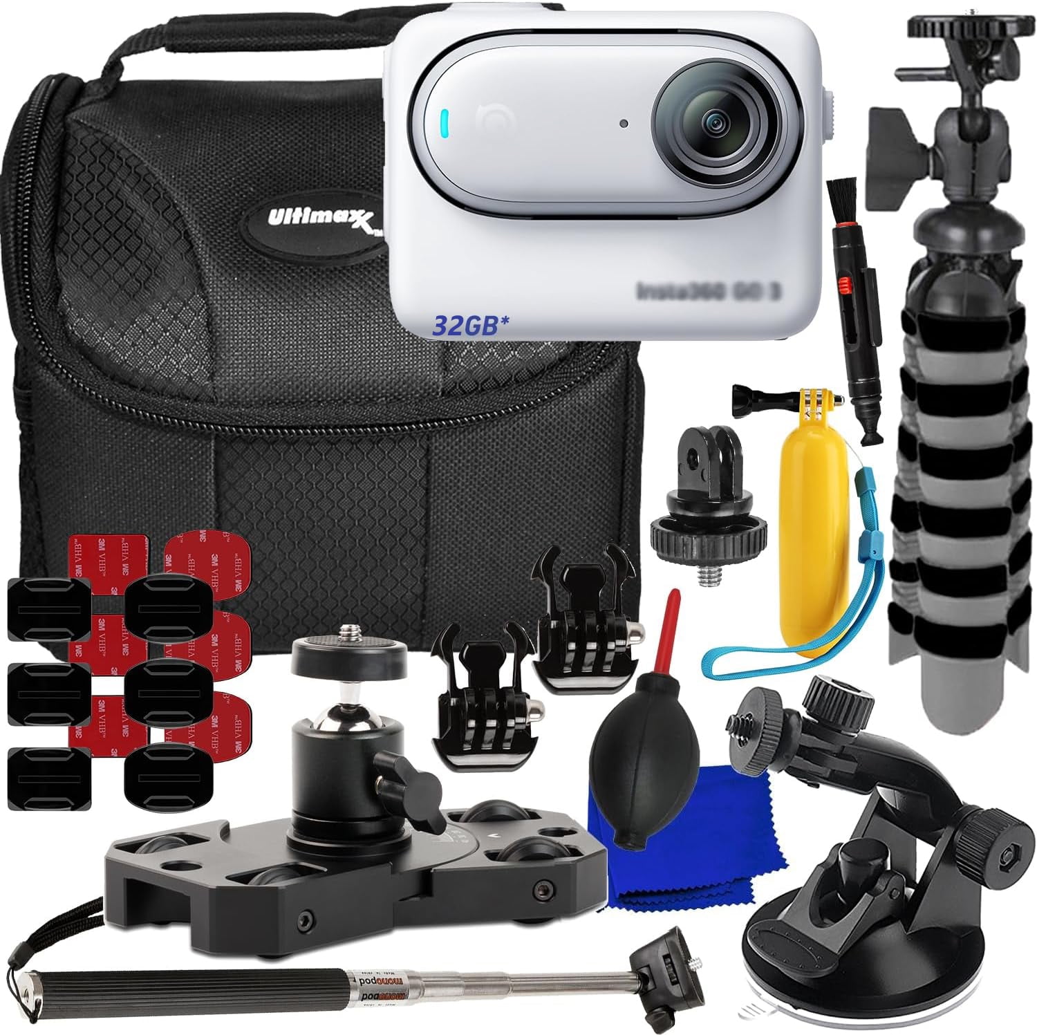 Insta360 Go 3 Action Camera Premium Kit (128GB)