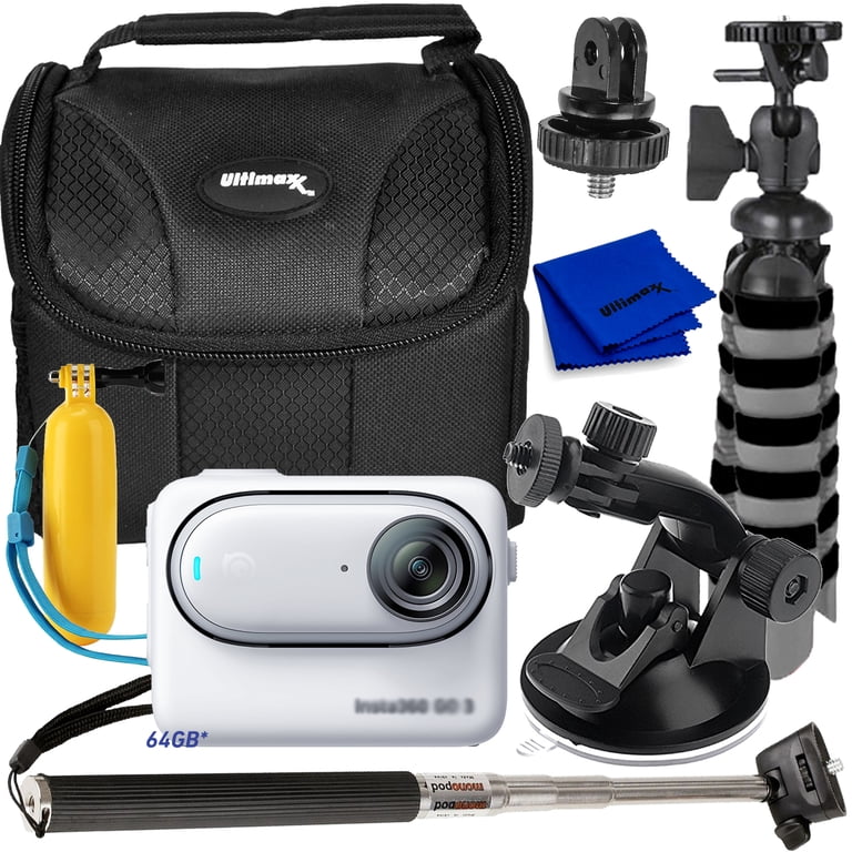 Insta360 GO 3 Action Camera (64GB) - 8PC Accessor Bundle Insta360 GO 3 Action Camera (64GB) - 8PC Accessor Bundle