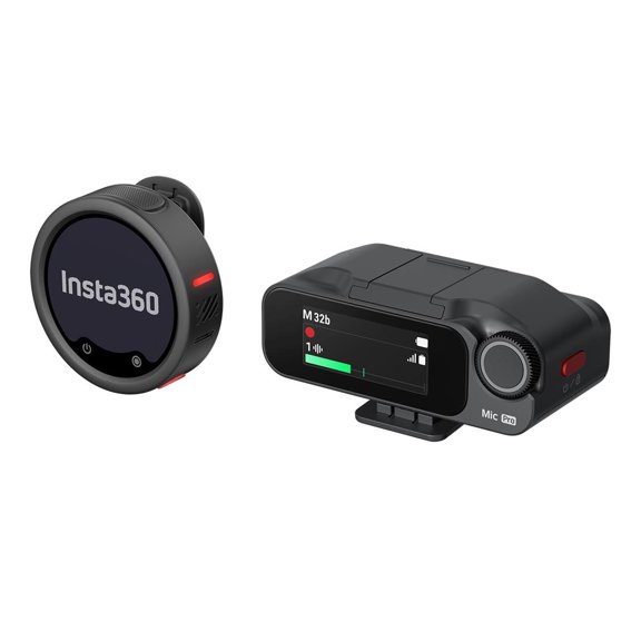 Insta360 Mic Pro 2.4GHz Wireless Lavalier Microphone System