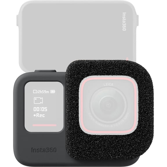 Insta360 Mic Windshield Cover for Ace Pro Action Camera, Black