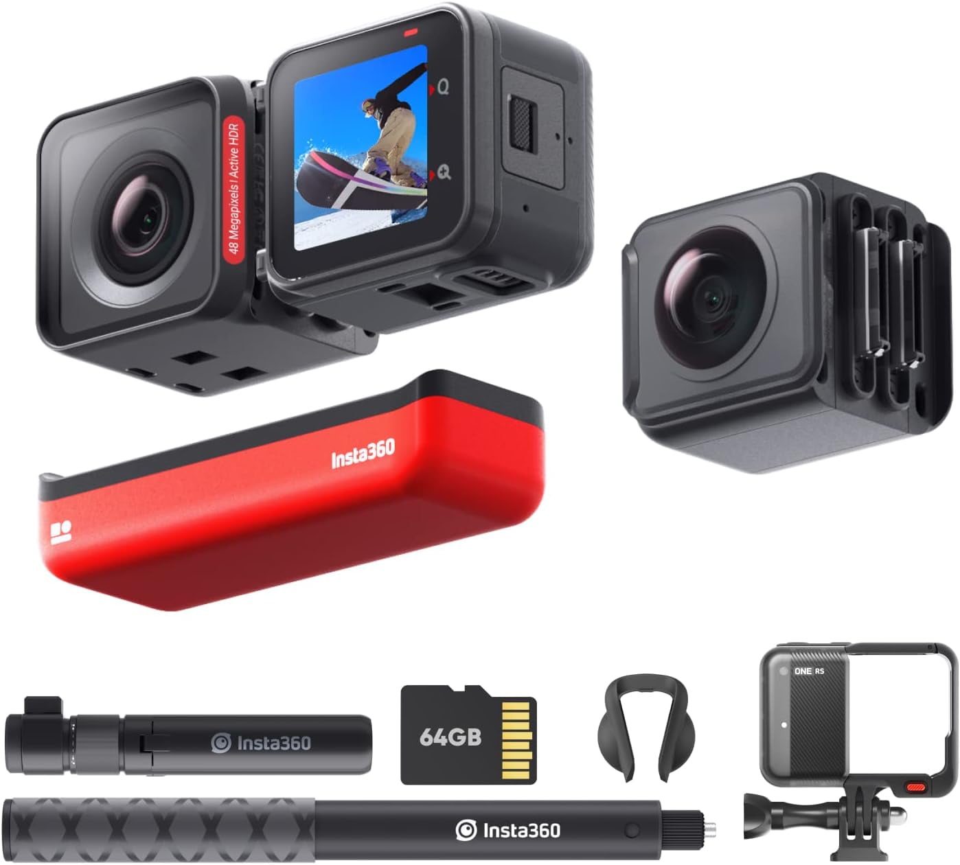 Insta360 ONE RS Twin Bundle - Walmart Business Supplies