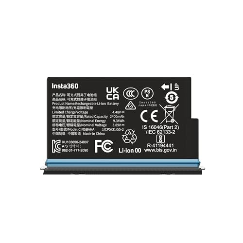 Insta360 2400mAh Rechargeable Battery for X5 Action Camera