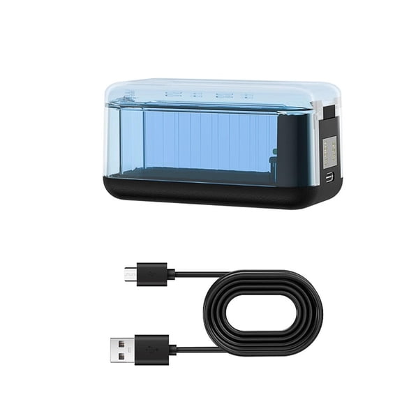 For Insta360 X4 Air Charger Dock, Dual-Port Fast Charging Case with Digital Battery Percentage Display, Portable Travel Charging Station for Insta360 X4 Air Batteries and Action Camera Accessories