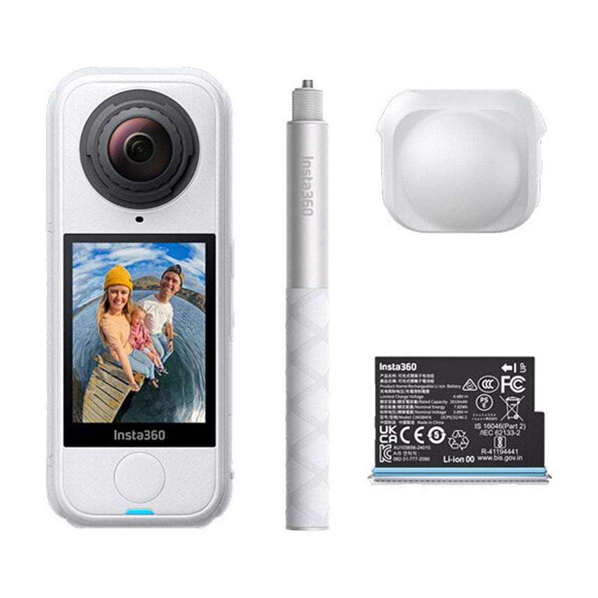 Insta360 X4 Air 8K 360 Action Camera Starter Bundle, Arctic White