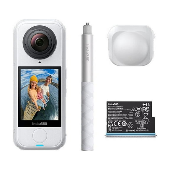 Insta360 X4 Air 8K 360 Action Camera Starter Bundle, Arctic White
