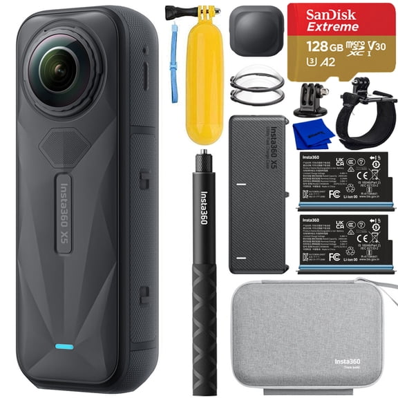 Insta360 X5 360 Action Camera Essentials Bundle