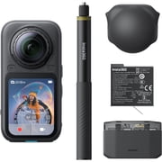 Insta360 X6 8K 360 Action Camera Essential Bundle, Midnight Black