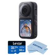 Insta360 X6 8K 360 Camera Standard Bundle, Black, with Free Accessory Kit