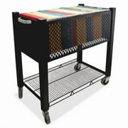 InstaCart File Cart- 15w x 28-3/4d x 27-3/4h- Black