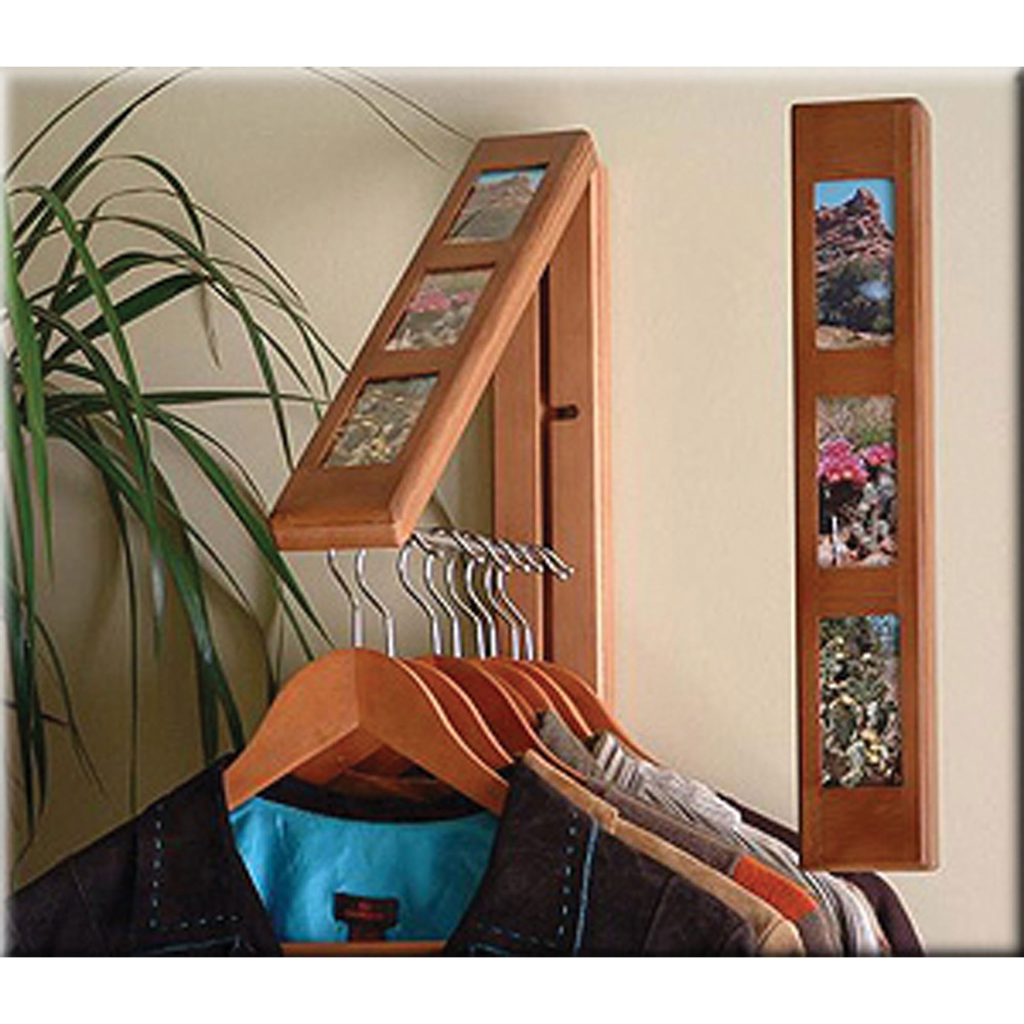 InstaHANGER AH12PF MNAT The Original InstaHANGER Picture Perfect Clothes Storage System Natural