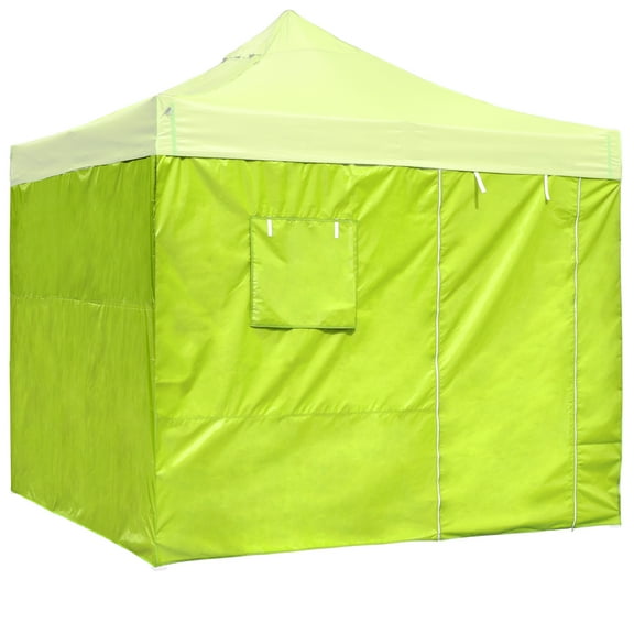InstaHibit 10x6.5 Ft Pop up Canopy Sidewall Kit Door Window Block Out 4 Pieces