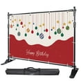 thumbnail image 1 of InstaHibit 8 x 8 ft Step and Repeat Display Backdrop Banner Stand Adjustable Telescopic Trade Show Wall Exhibitor, 1 of 12