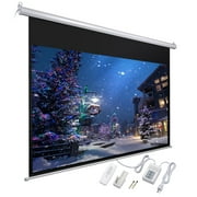 Ochine 92" Motorized Projector Screen - 16:9 HD Drop Down Electric Screen With Remote