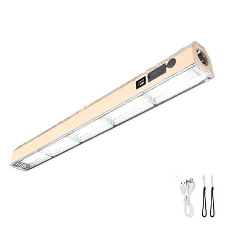 InstaHibit Rechargeable Magnetic Light LED 9600mAh Work Light with Hook 5 Modes Tent Light for Canopy Market Outdoor Event