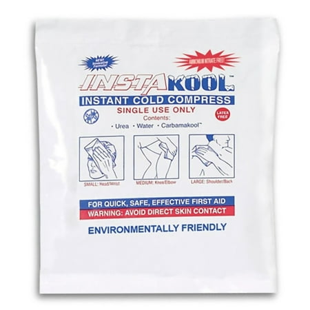 InstaKool Disposable Plastic / Urea / Water / CarbamaKool™ 5 x 6" Instant Cold Pack TKINST4680 1 Each