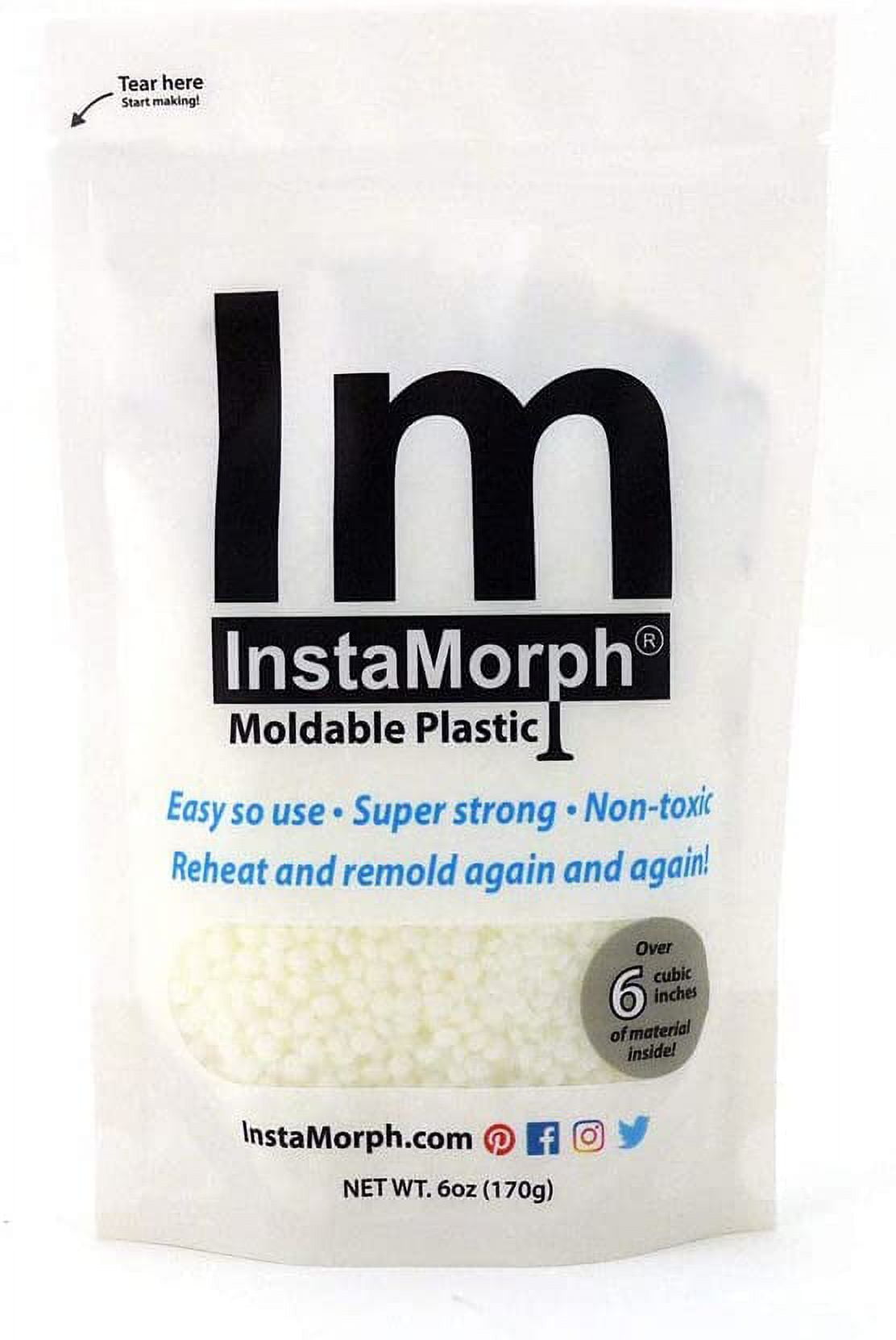 InstaMorph Reusable Moldable Plastic, Thermoplastic Beads, Meltable  Polymorph Pellets, Lightweight Modeling Compound for DIY Crafts,  Sculpting, Cosplay Accessories, Temporarily Repair