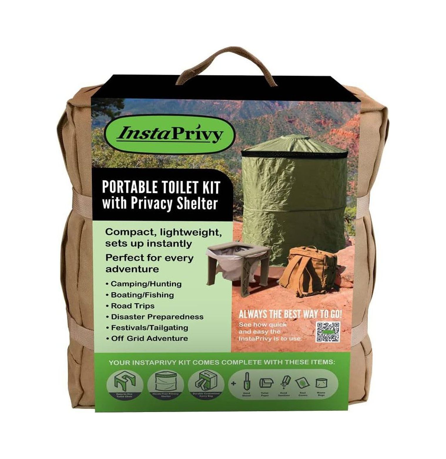InstaPrivy Portable Toilet Kit